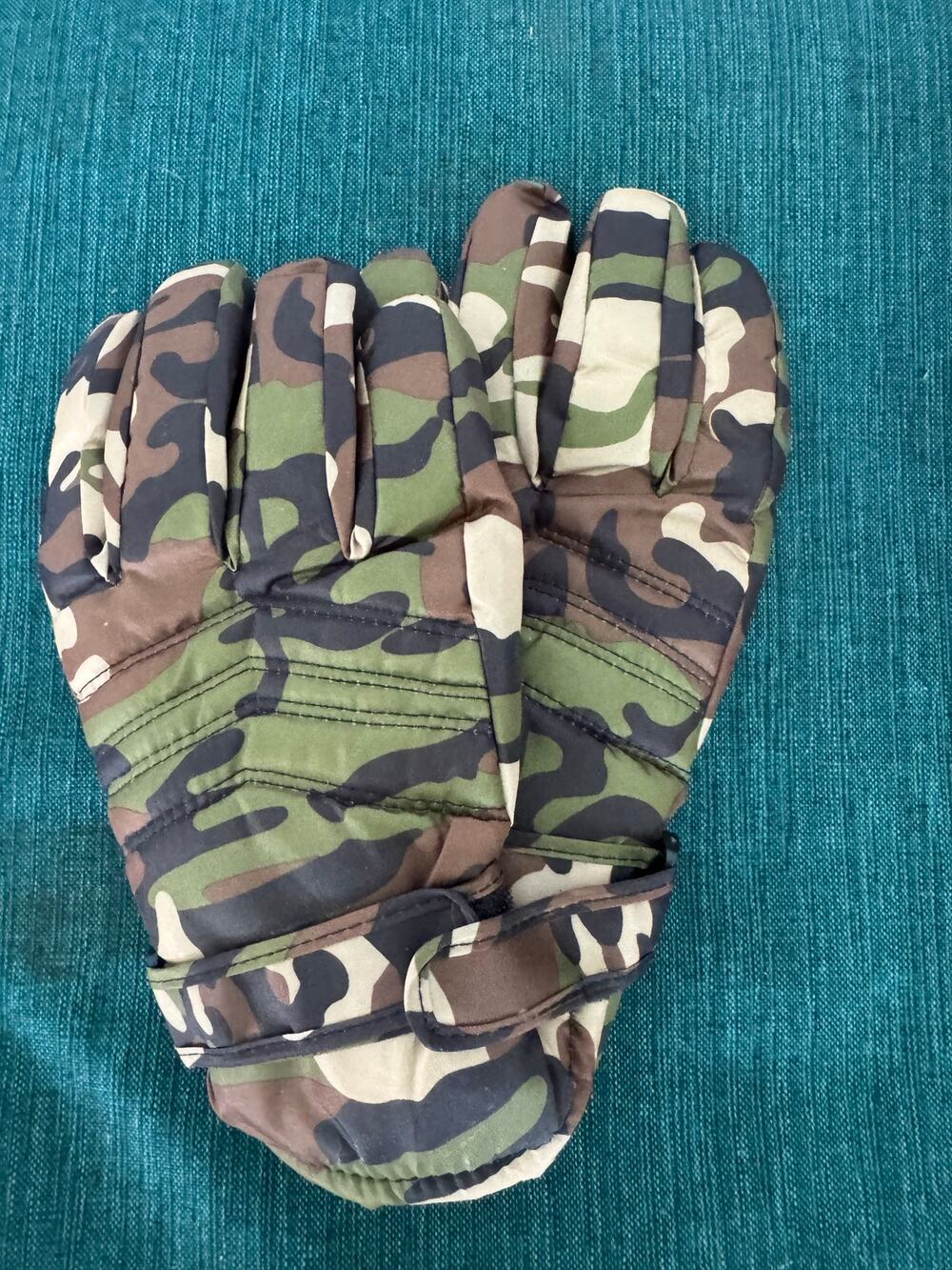 Camo Camouflage Insulated Winter Hunting Gloves One Size Fleece Lined